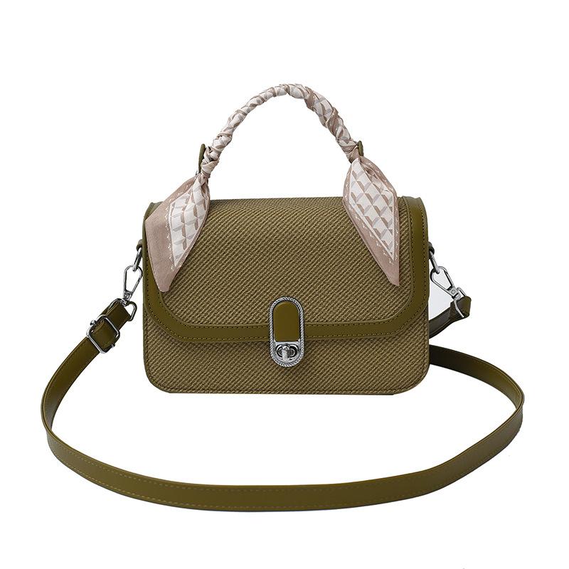 Fashionable casual hand-held small square bag 2025 new trend versatile shoulder bag high-end crossbody bag women's bag