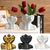 Abstract Face Art Ceramic Vase Nordic Ins Style Desktop Decoration Flower Utensils, Small and Creative Home Furnishings