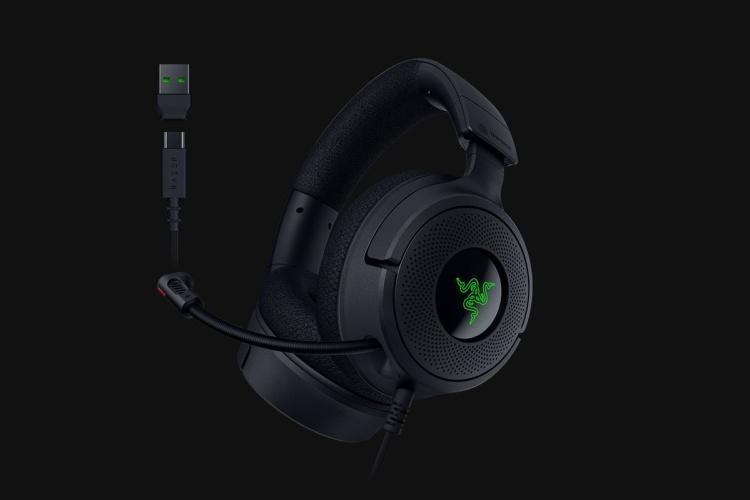 Razer Kraken V4 X Wired Gaming Headset, Black