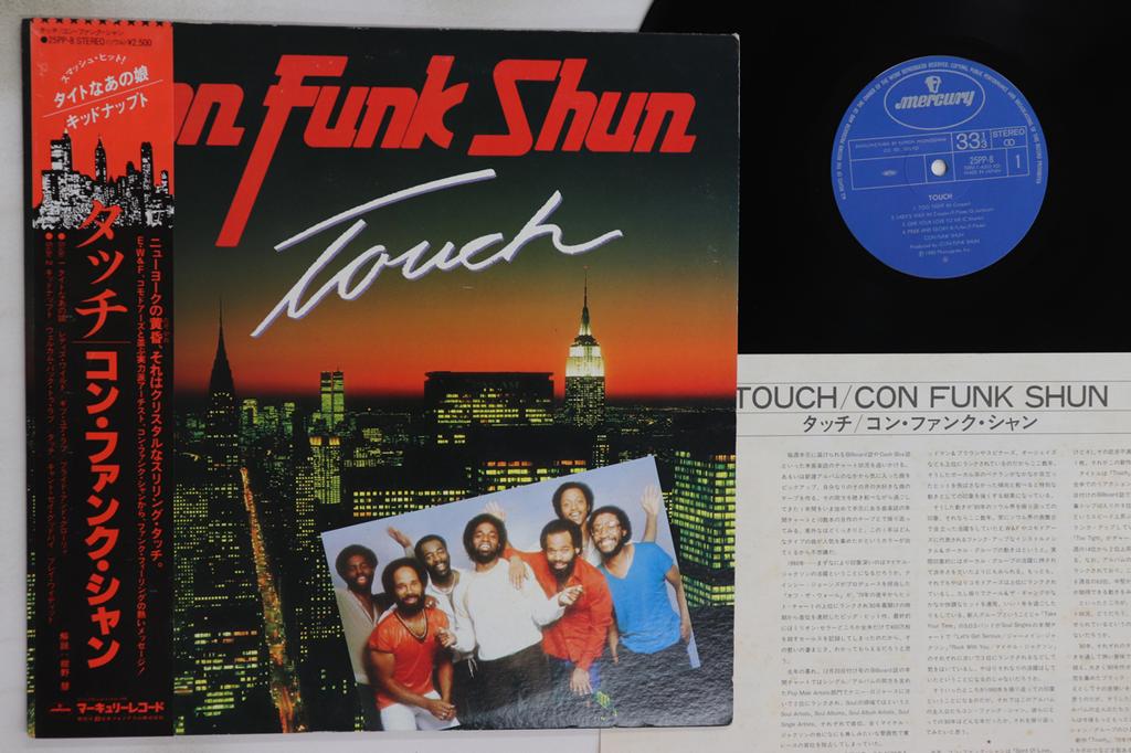 LP Record CON FUNK SHUN - Touch 25PP8 MERCURY 1980 Japan Obi Soul/Funk Used