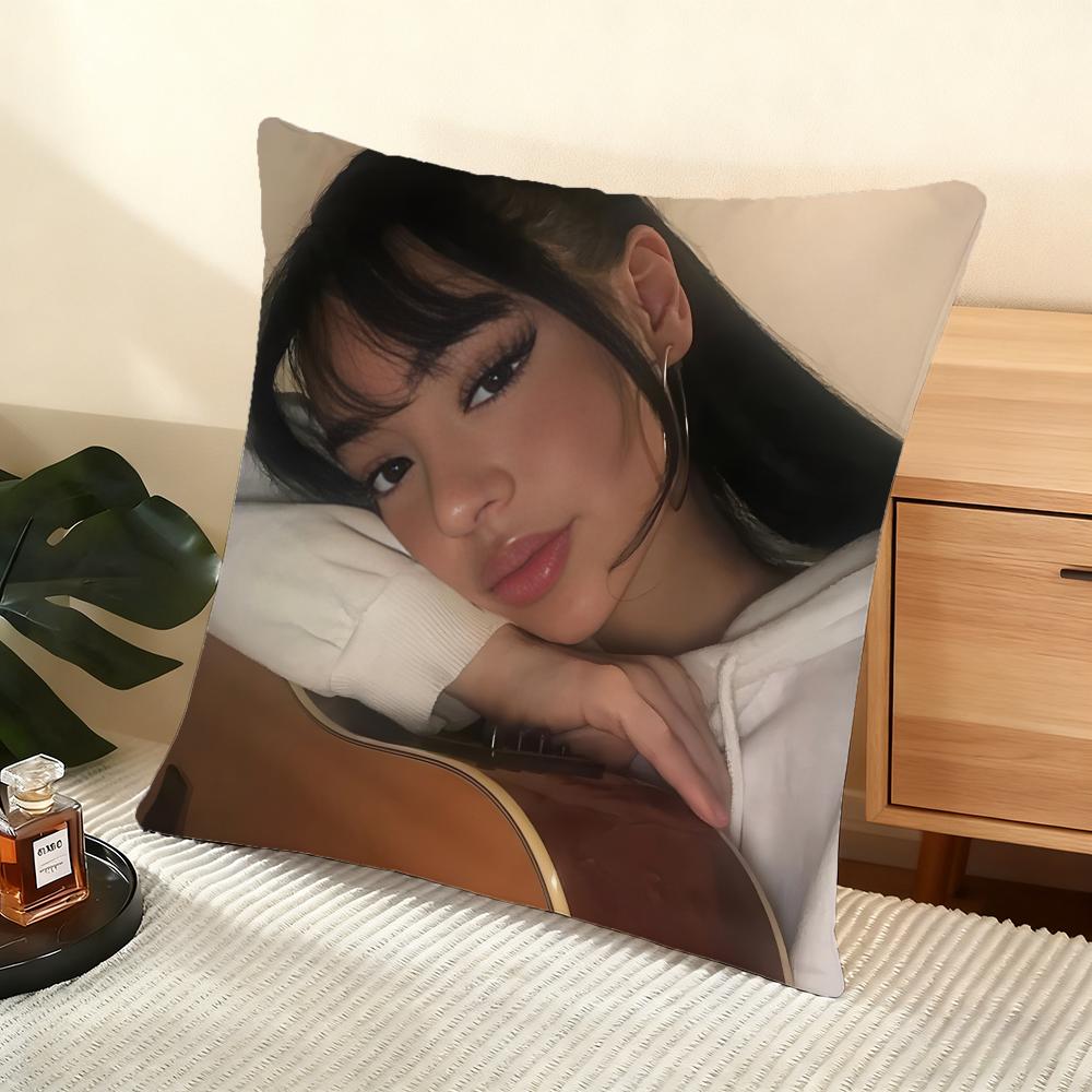 A-Ayliva German Singer Cushion Cover Soft Short Plush Pillow Cover Smooth Cozy Texture Aesthetic Cushion Case Home Decor