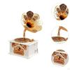 Antique Gramophone Music Box Tabletop Display Phonograph Model 12x11x23cm for Home Office Jewelry