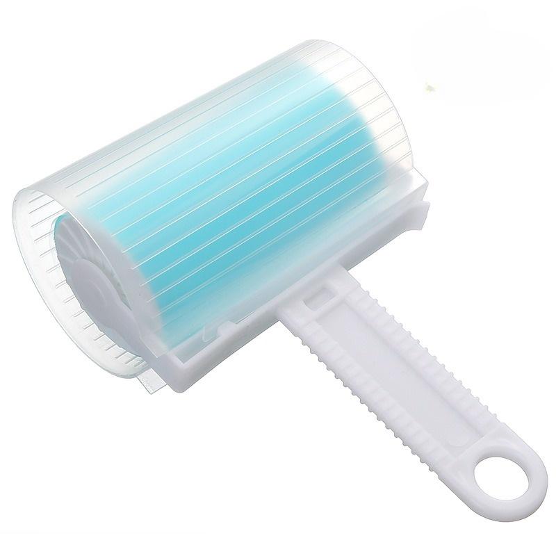 Washable Clothes Hair Sticky Roller Reusable Portable Home Clean Pet Hair Remover Sticky Roller Carpet Bed Sofa Dust Collector
