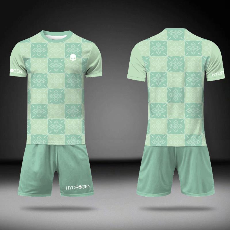 2024 Summer Oversized Loose Fit Tracksuit Men's Stripe Print T-Shirt And Shorts 2-Piece Outfits Tennis Basketball Sportswear Set