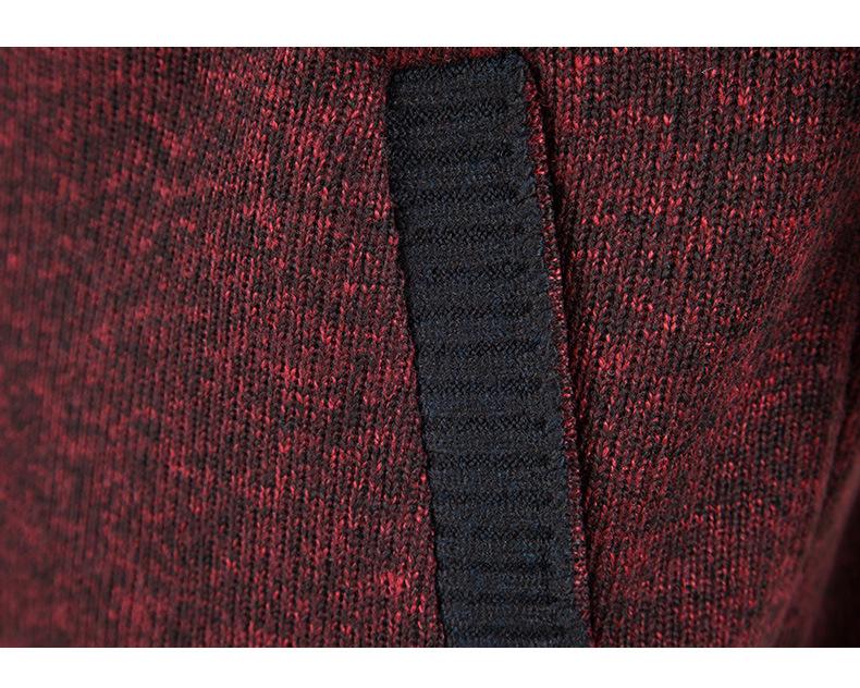 Men's Trendy Autumn/Winter Hooded Wool Cardigan Sweater
