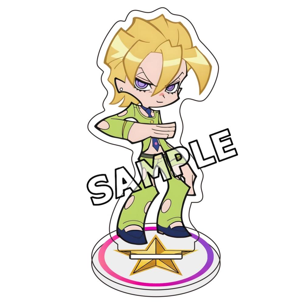 Anime JoJo's Bizarre Adventure Giorno Bruno Dio Acrylic Stand 10cm Figure key Cosplay Props Desktop Decor Birthday Gift