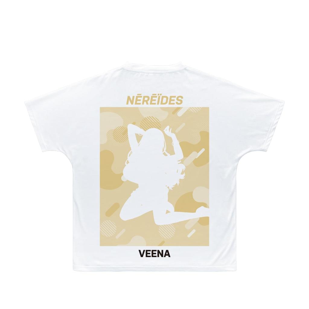 Unisexové tričko s plným grafickým potiskem Dolphin Wave Vina velikosti XXS