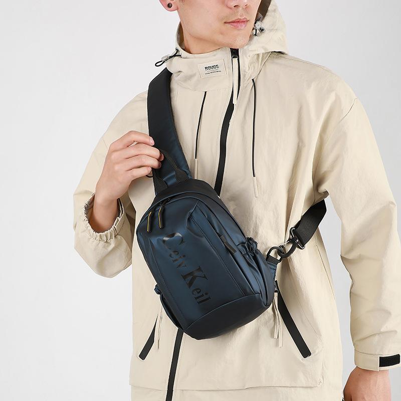New Waterproof Bag Casual Fashion Messenger Bag Men's Sports Chest Bag Multi-functional Backpack Large Capacity Shoulder Bag