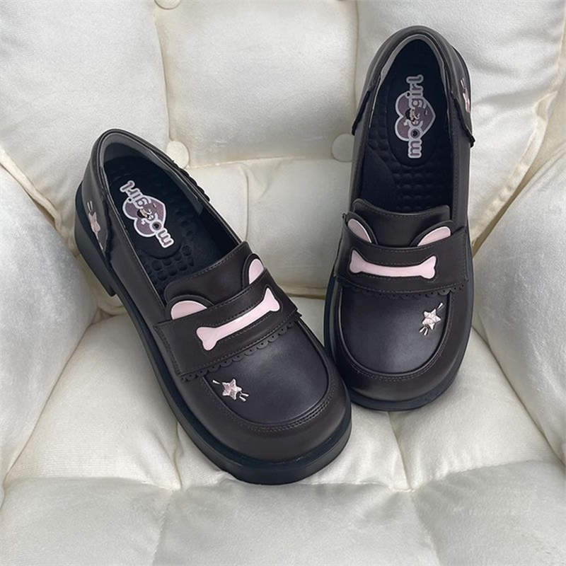 Thick-soled Heightening Round Head JK Uniform Shoes Women's Spring and Autumn New Super Soft and Comfortable Student Shoes Lolita