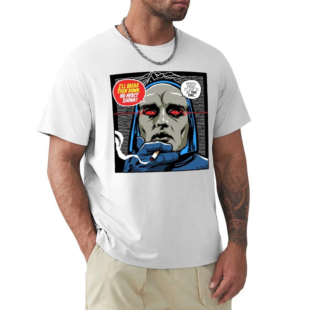 PostPunk Break Down TShirt Short Sleeve Tee Kawaii Clothes Men T Shirt