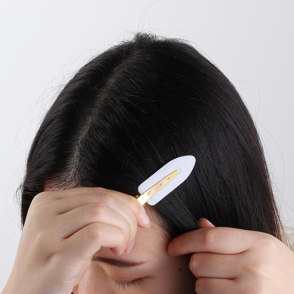 אביזרי סטיילינג שיער קבוע ללא סימן סיכת שיער חלקה סיכות שיער ללא קיפול סיכות שיער ללא כיפוף