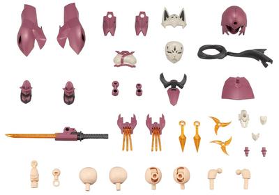 Kotobukiya Infinite Encounter Megalomaria Metamorphose Einheit Ex Rüstung Ninja Fuchs Höhe ca. 82mm Plastikmodell ca.. Nicht maßstabsgetreu