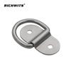 D-Shaped Stainless Steel Double Hole Pull Ring for Truck, Trailer, and Yacht Rope Fixing