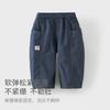 David Bella boys' curved knife pants summer outfit new mid size children's pure cotton imitation jeans children's cropped pants
