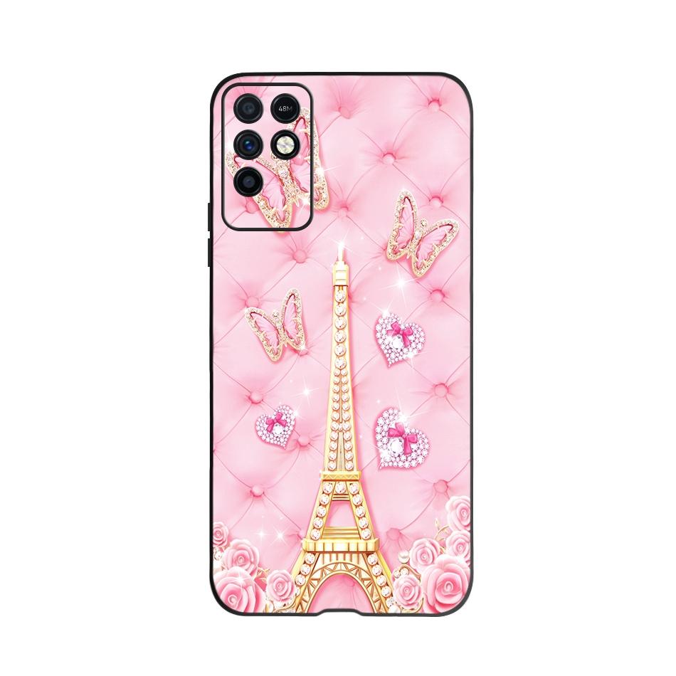 Phone Case For Infinix Note 10 Case 6.95" Soft Silicone TPU Back Cover For Infinix Note10 X693 Coque Cute Animal Fundas Bumper