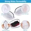 2Pcs Shoes Washing Bag Travel Laundry Bag Shoe Washing Machine Bag Set Reusable Laundry Mesh Bag Polyester Wash Bag with Zipper