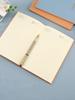 1pc High-Quality Morandi Color 200-Page PU Hardcover Notebook, Simple Diary Or Journal, A5 Notebook For Meeting Back To School