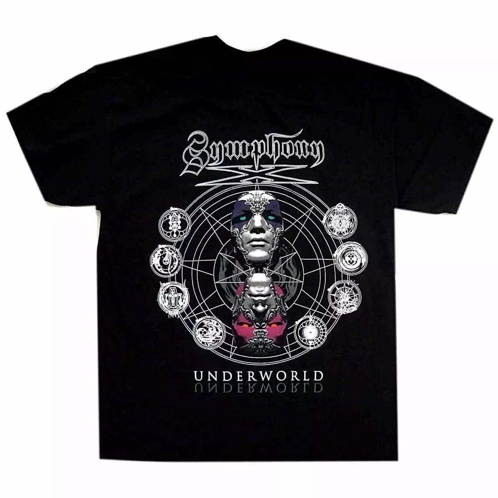 Symphony X Underworld Aust Tour Shirt 2Side Balck NI853 Unisex T-Shirt M