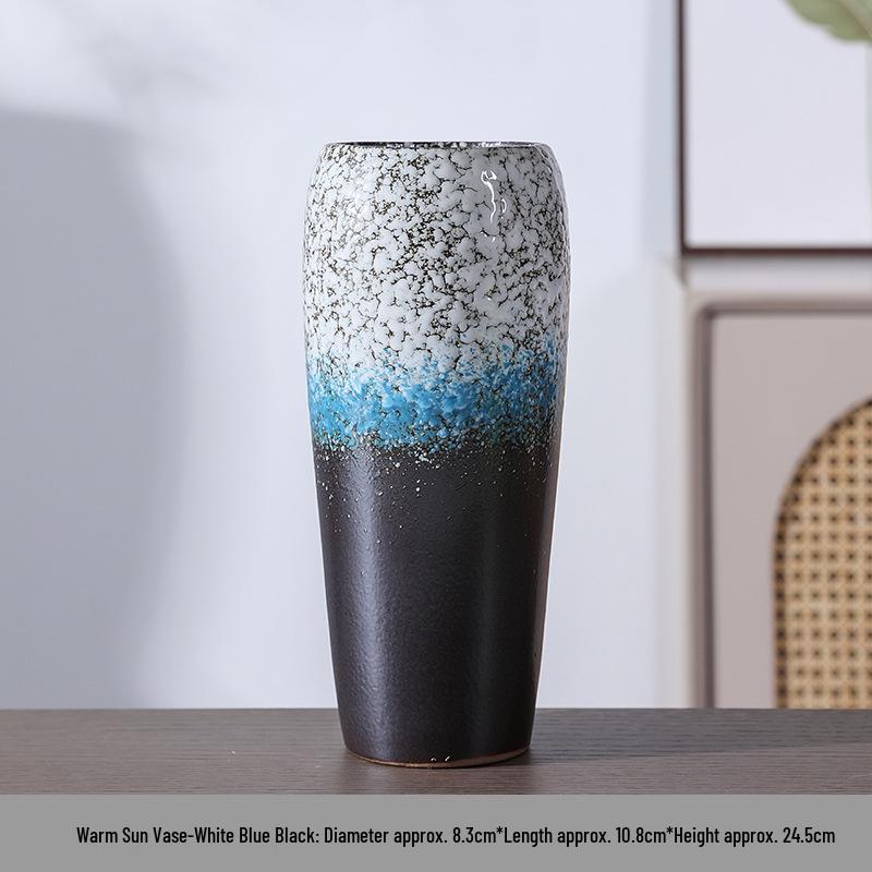 

Роскошная керамическая ваза для икебаны, обожженная в печи, для сухоцветов и декора