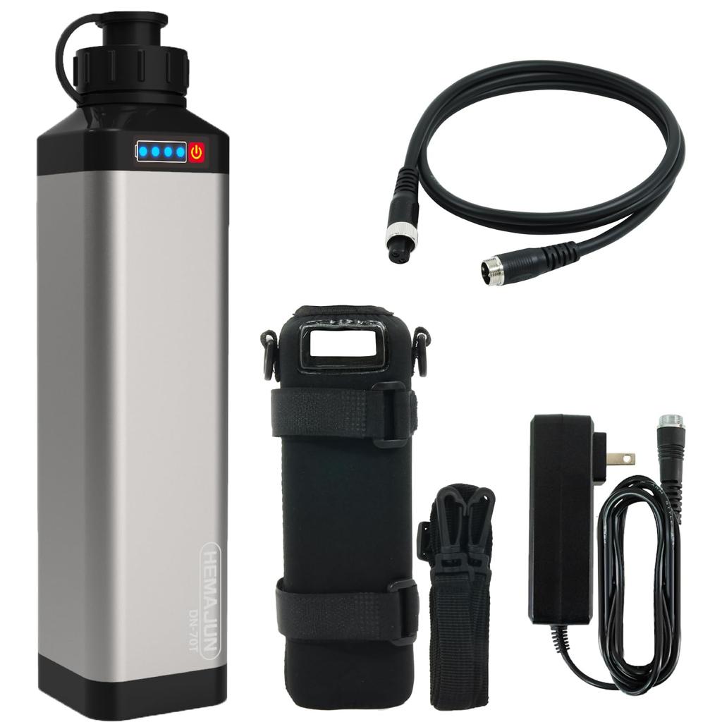 HEMAJUN 7000mAh Batteri for Elektrisk Kompatibel med Daiwa og Shimano Elektrisk med Batterinivå LED Rask Dedikert og Strømledning Litium-ion