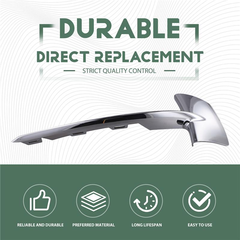 

Chrome Trim Right Bumper Grille For BMW F15 X5(2014-2018) Cover Replacement Part 51117325396