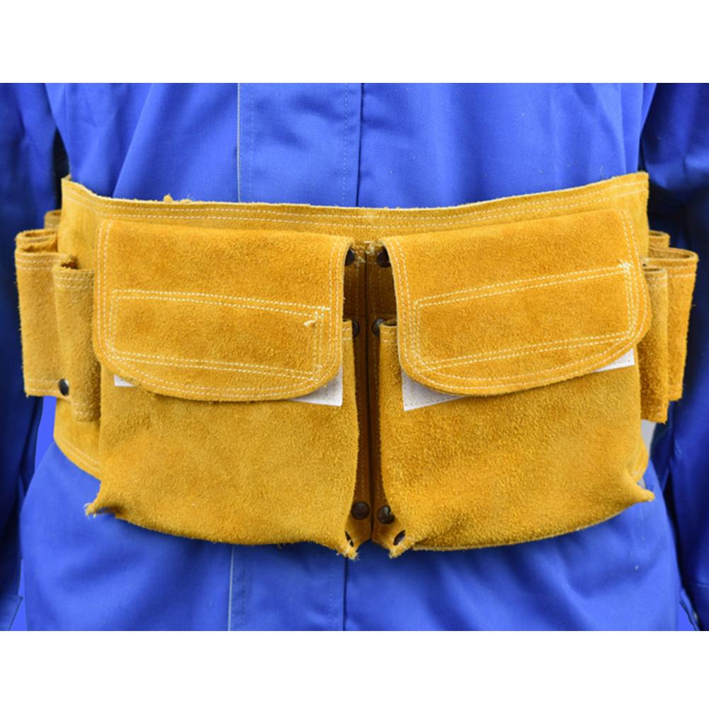 Exquisite Leather Repair Toolkit Garden Tool Bag Tool Holder Waist Bag for High Altitude Construction