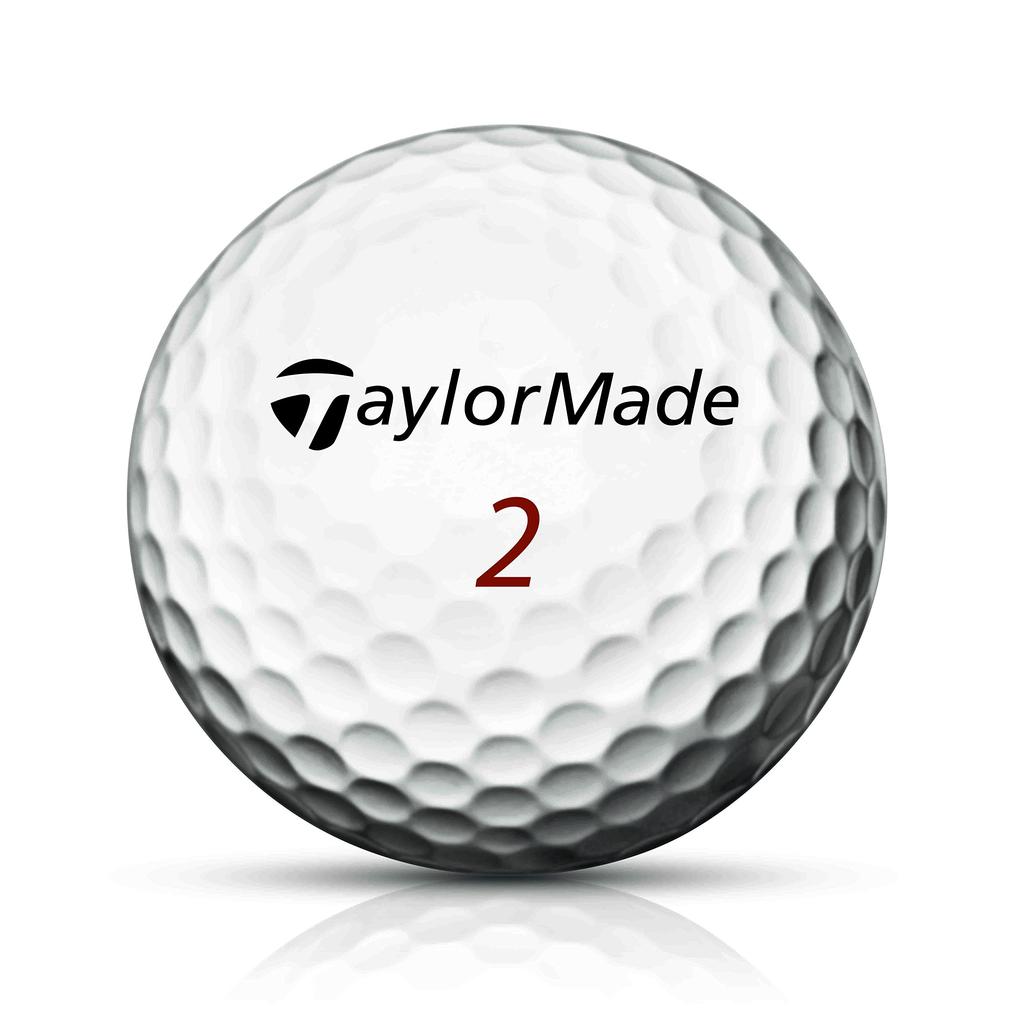 TaylorMade TM14 Distance Golf Balls (1 Dozen, 12 Balls) A3409401, White
