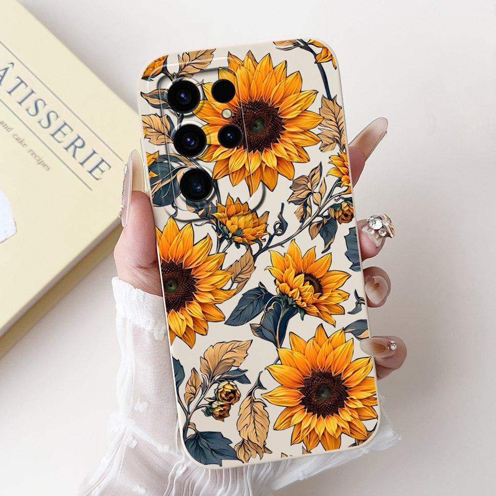For Samsung Galaxy S24 Ultra Case Beautiful Cartoon Cover S24Ultra S928B S928U Soft TPU Phone Case For Samsung S24 Ultra Shell