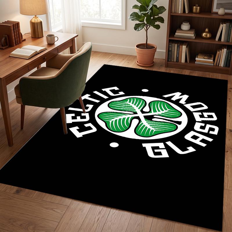 Celtic Football Club (5) Office Rug Elegant Floor Rug for Office Living Room Bedroom and Indoor Home Spaces