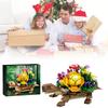 Planter Turtles 509pcs Flower Pots Building Blocks Toy Model Tabletop Gift Decor