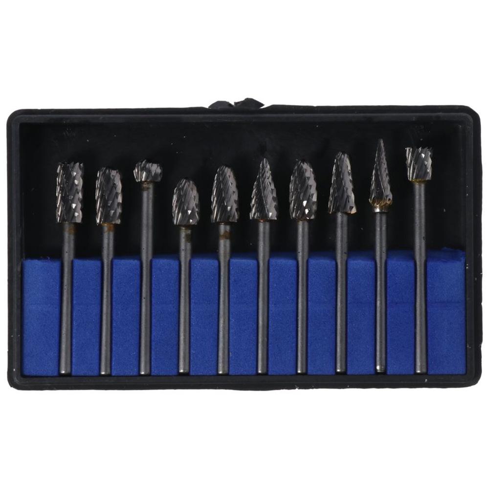 File Double Diamond Electric Grinding Head For Dremel Rotary Tool Burr Drill Bits Milling Cutter