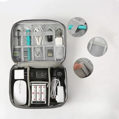 Sac de rangement électronique de voyage, multifonction, pour écouteurs, câble de données, chargeur, accessoires