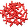 30pcs 4*5cm Polyester Satin Ribbon Bows Colourful Golden-edged Bowknots For Christmas Party DIY Clothing Headwear Gifts Decor