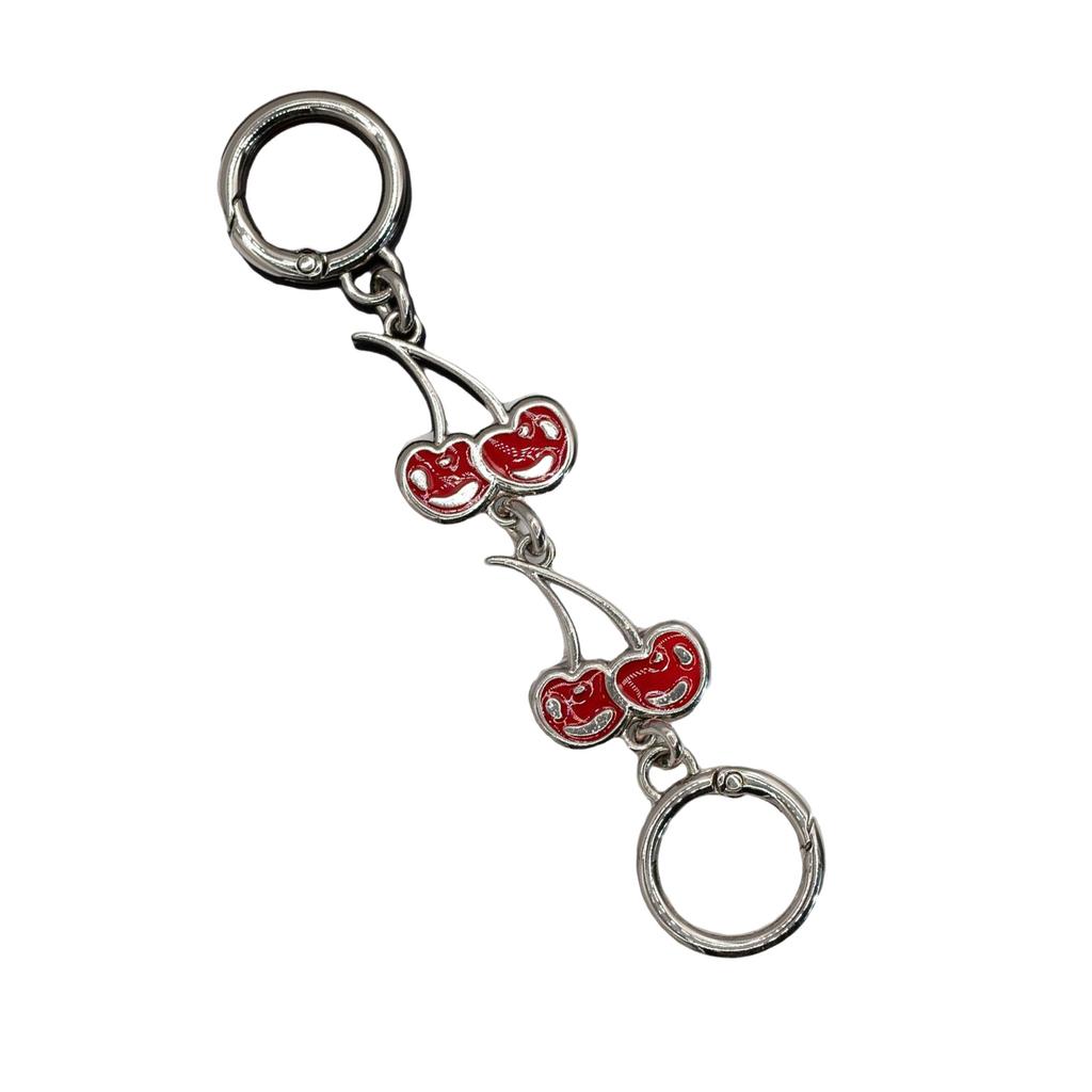 Cherry Purse Chain Extender Extension Chain Adjustable Strap for Women Fashionable Bag Accessory with Alloy Clasps