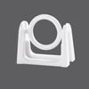 Curtain Rod Holder Hook Punch Free Strong Load Bearing ABS Swivel Curtain Pole Holder Hook for