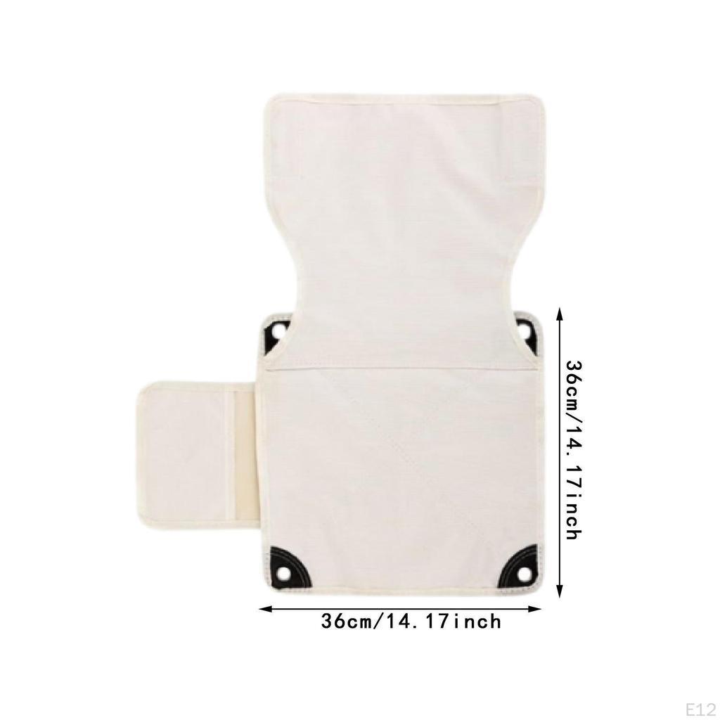 Chair Replacement Cloth for Folding Chairs with Side Pocket, Suitable Outdoor Settings