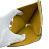 Loewe Compact Zip Wallet Leather Knot Bifold Wallet Yellow Leather Used