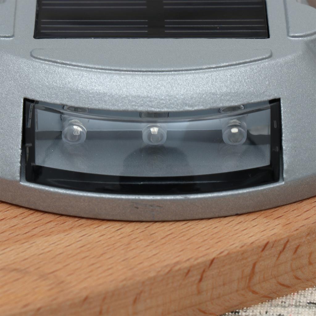 Solar Road Anti-Pressure Waterproof Buried Light Blue LED Lamp Outdoor Yard Lamp for Driveway Path Walkway Garden