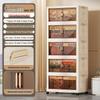 Foldable Multi-Layer Storage Cabinet for Clothing, Snacks, Books, and Toys