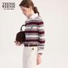 Teenie Weenie Women's Colorful Striped Knit Sweater