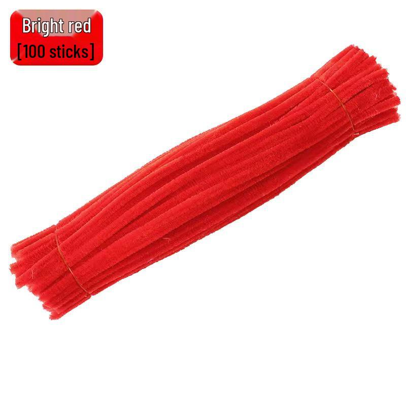 DIY Bouquet Plush Twist Stick for Children's Handmade Toy Creations - Hair-Safe Material, Ideal for Crafting