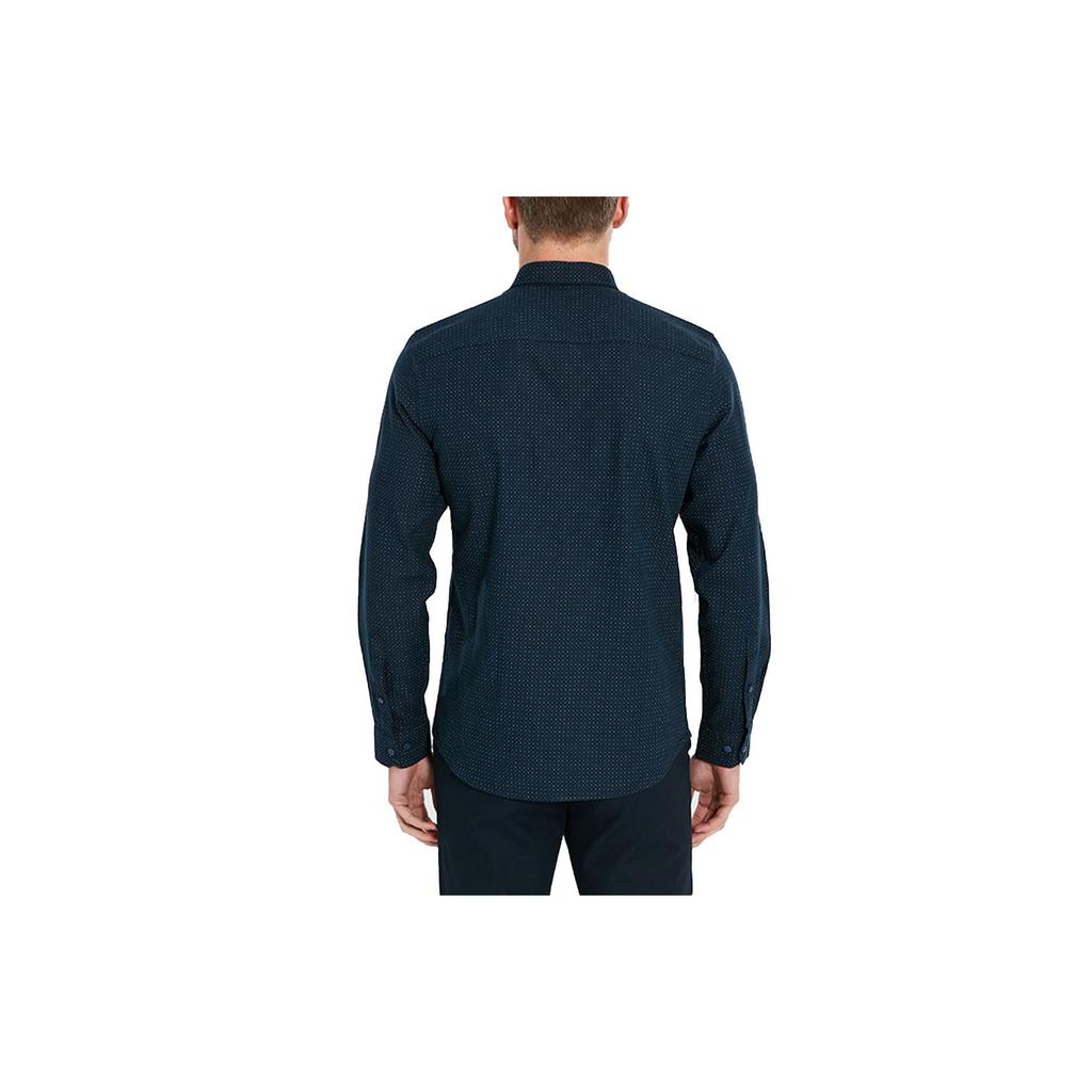 Levis Color Block Comfortable Square Neck Long Sleeve Shirt Men shirts Blue 65824-0322