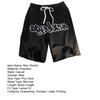 Men Casual Shorts Elastic Waist Adjustable Drawstring Straight Wide Leg Sport Shorts with Pockets Street Style Running Shorts