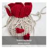 “2025 Women's Wool Knit Mini Bucket Bag - Autumn/Winter Crossbody Shoulder Bag”
