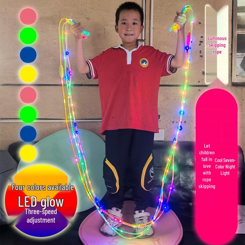 Children's LED Colorful Luminous Jump Rope - Fluorescent Outdoor Night Toy
