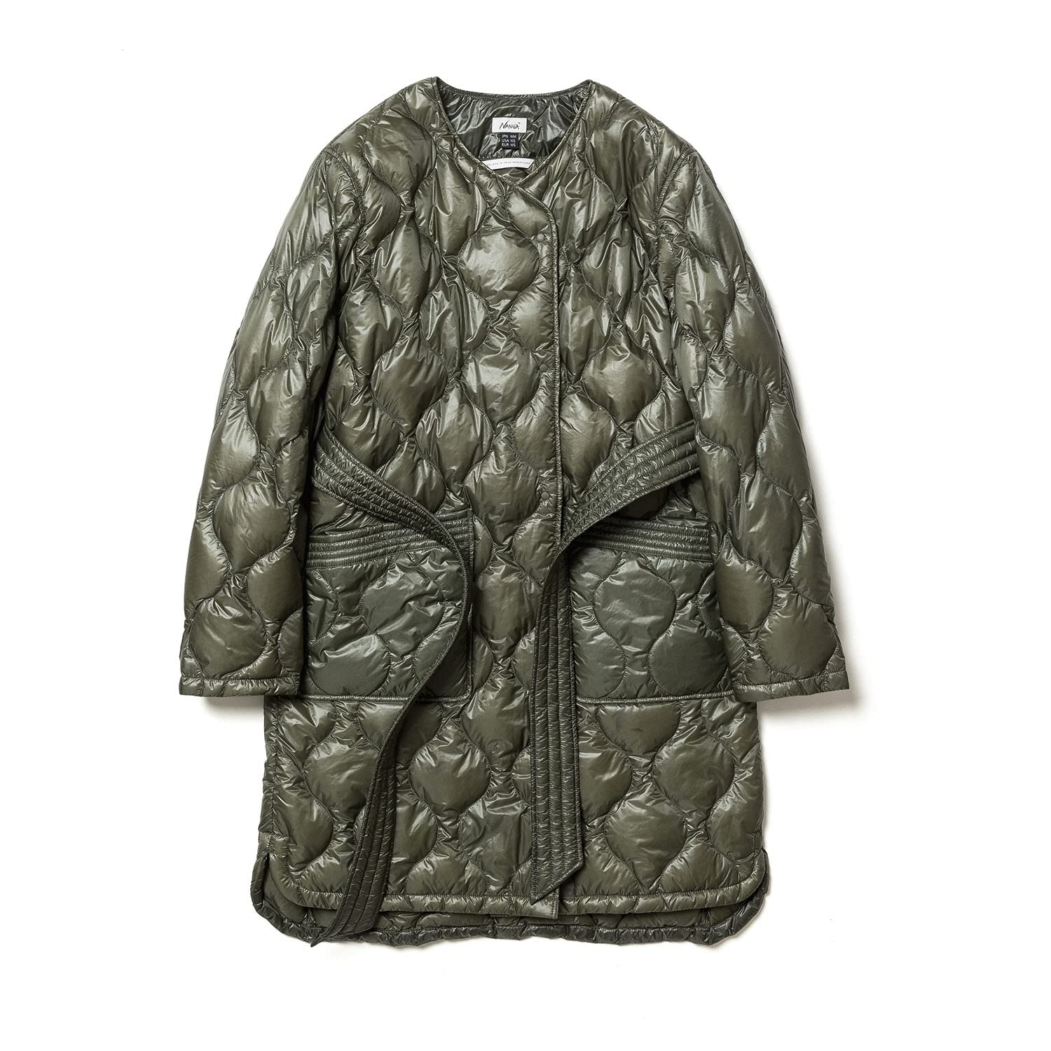 

ONION QUILT NO COLLAR DOWN HALF COAT Onion quilt no collar down half coat [NANGA] (WL, KHA)