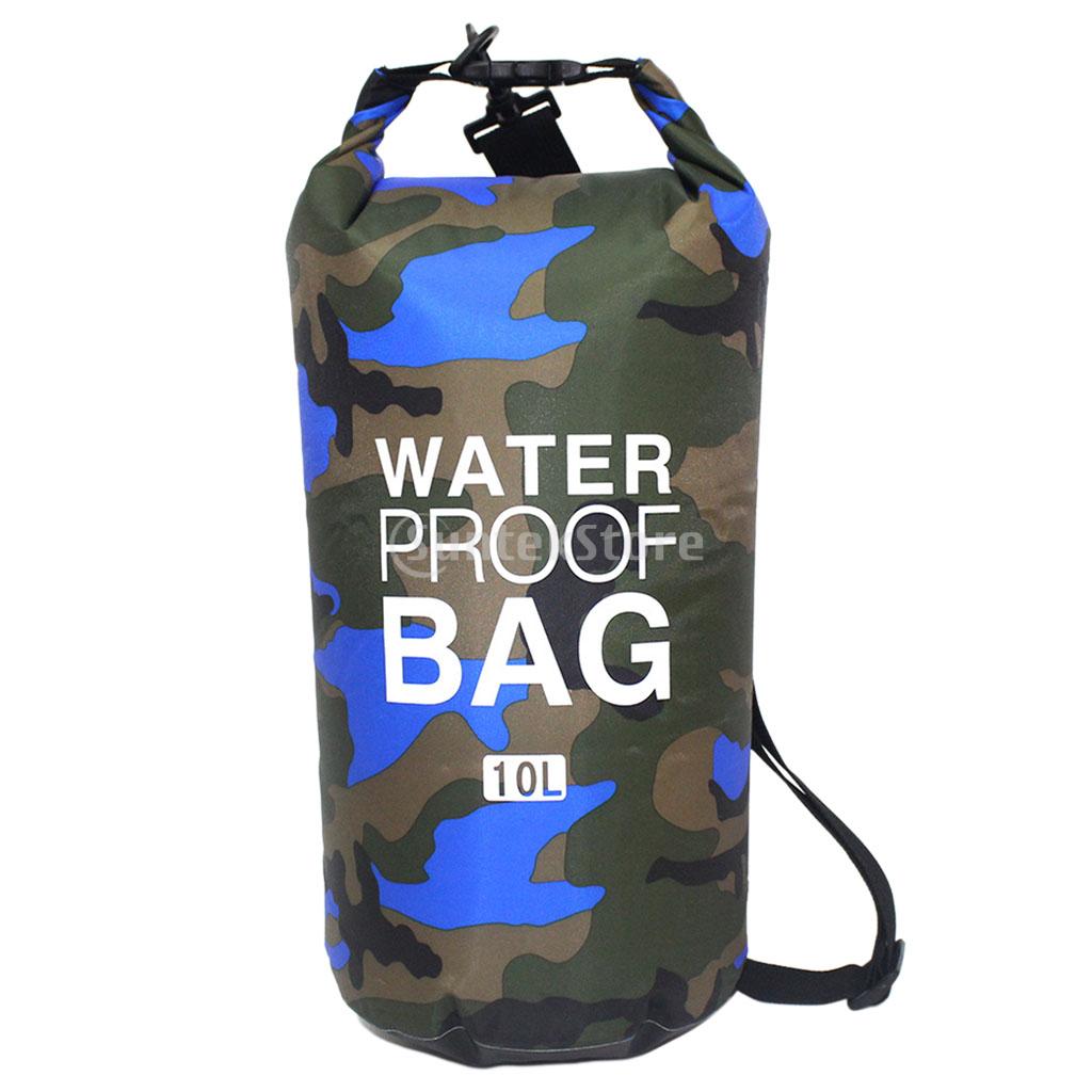 2L/5L/10L Waterproof Dry Bag Pack Sack Swimming Rafting Kayaking River Trekking Floating Sailing Canoing Boating Water Bag