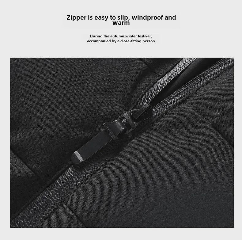 Men's Hooded Winter Down Coat - Thick, Trendy, All-Match Cotton-Padded Jacket