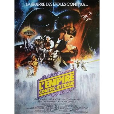 THE EMPIRE STRIKES BACK Original French Cinema Poster FOLDED Small Size 53x40cm Movie Poster STAR WARS
