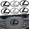 AASC1 Car Interior Steering Wheel Emblem Badge Covers Decor For Lexus F SPORT IS250 IS200 CT200h GS300 LS430 RX450h LX570 IS300 ES300h